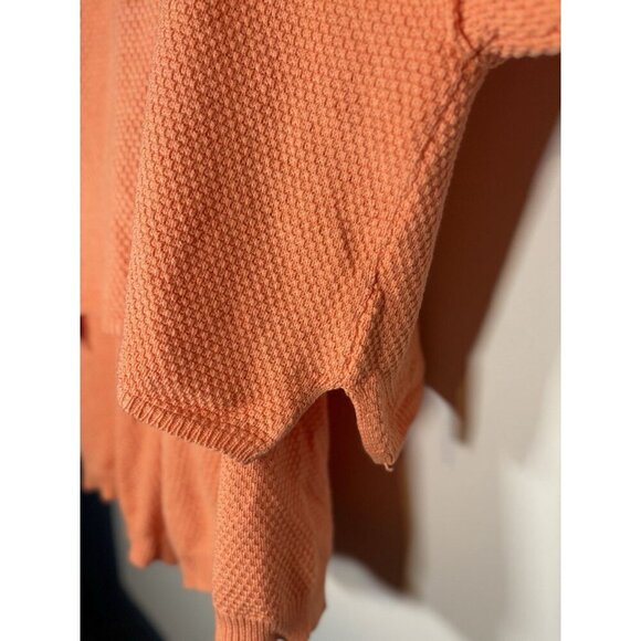 Sincerely Jules Knit Lounge Set Shorts Orange Size Large Cottagecore Lagenlook - Picture 7 of 10